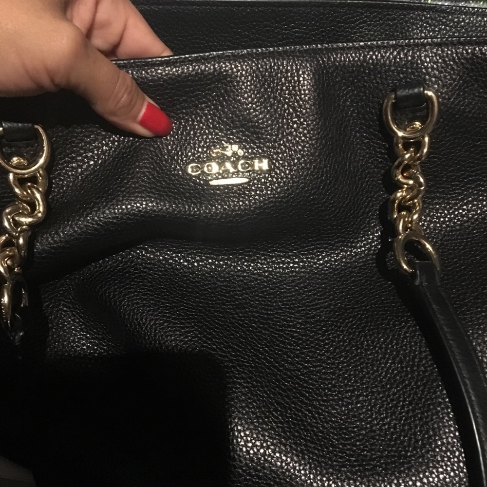 Coach Ava Tote with pebbled leather